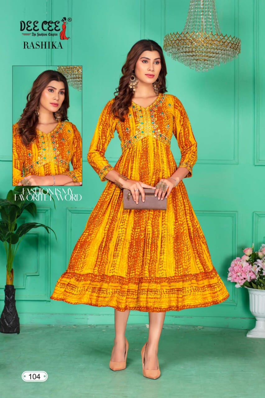 Rashika By Dee Cee Alia Cut Printed Kurtis Wholesale Market In Surat With Price
